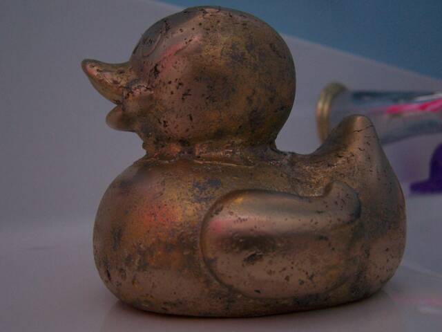 investment cast duck from rubber duckie